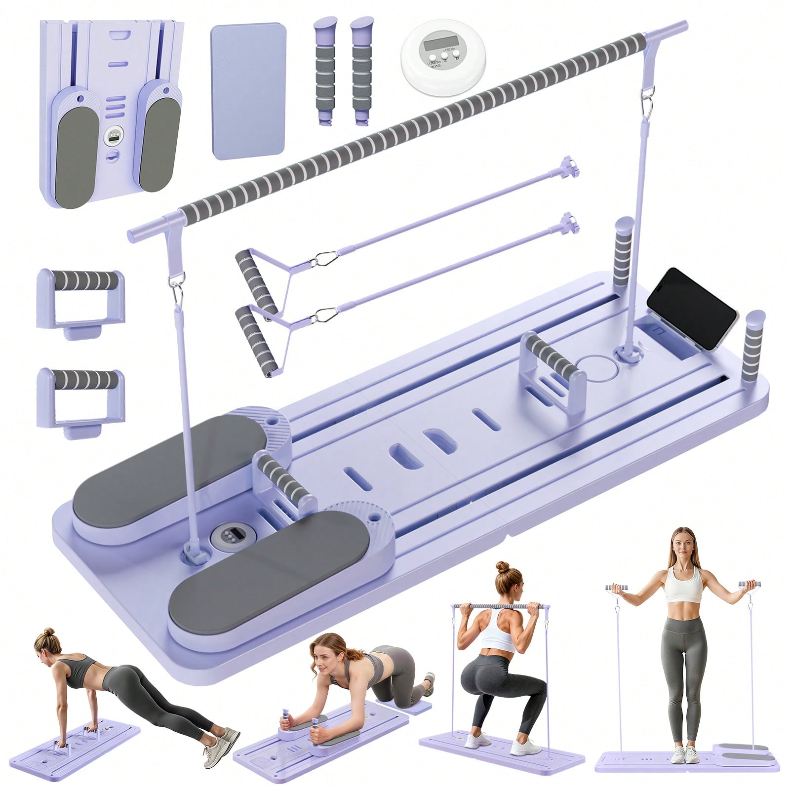 Phone Holder - 바가 있는 필라테스 리포머, 휴대폰 거치대가