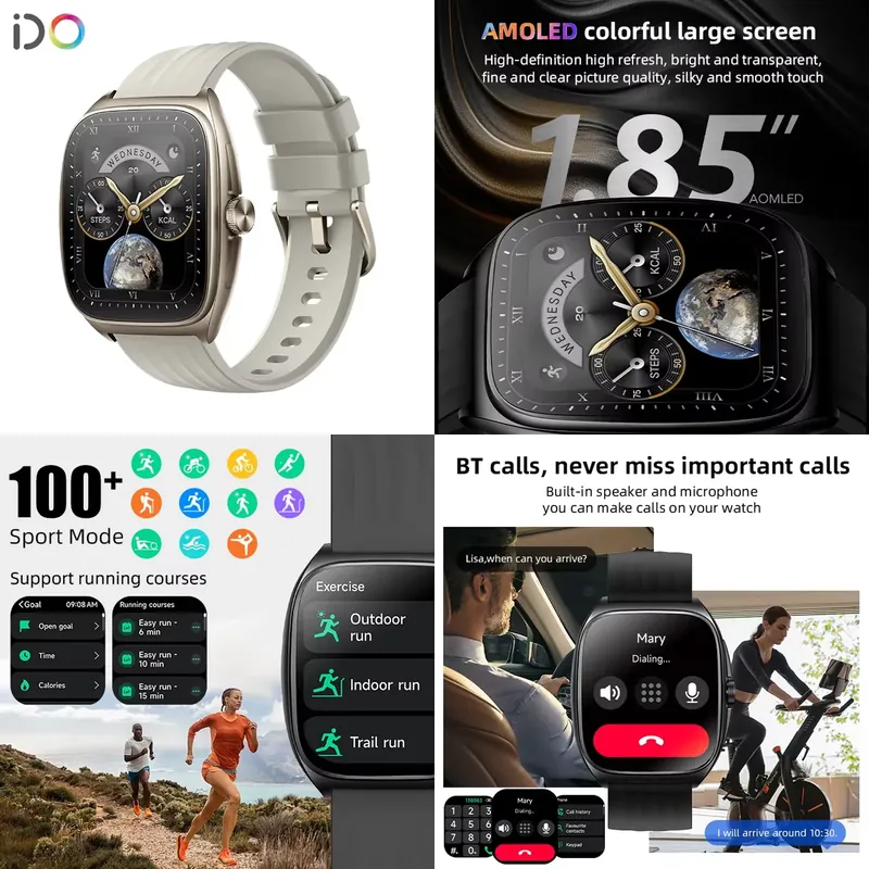 Smart Watch - 2025 패션 남성 스마트워치 제조업체 1.85인치