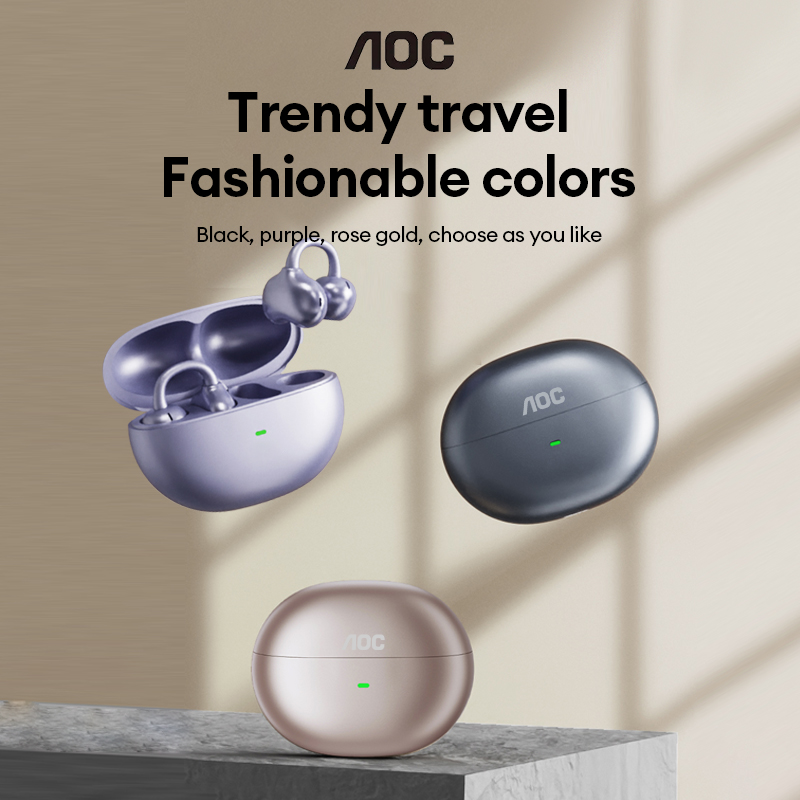 Wireless Charger - AOC ACD2544 무선 블루투스 이어클립 이어버드