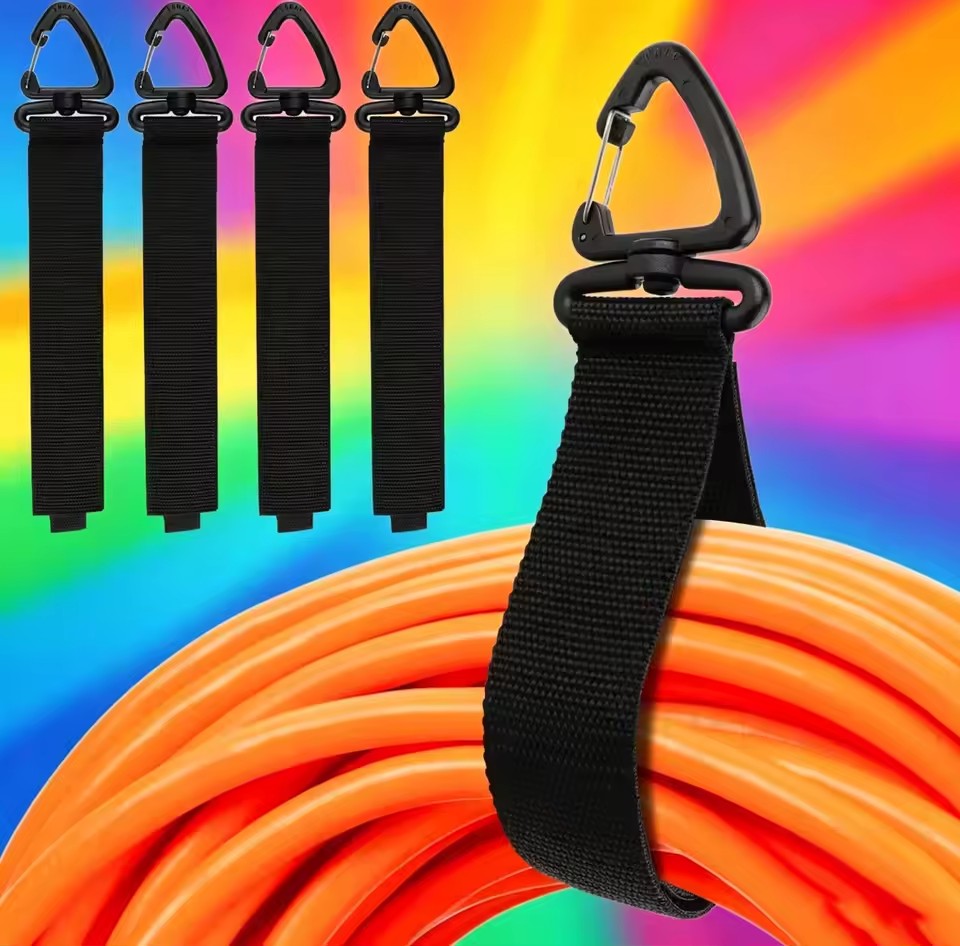 Cable Organizer - 회전 버클이 있는 코드 정리 홀더,