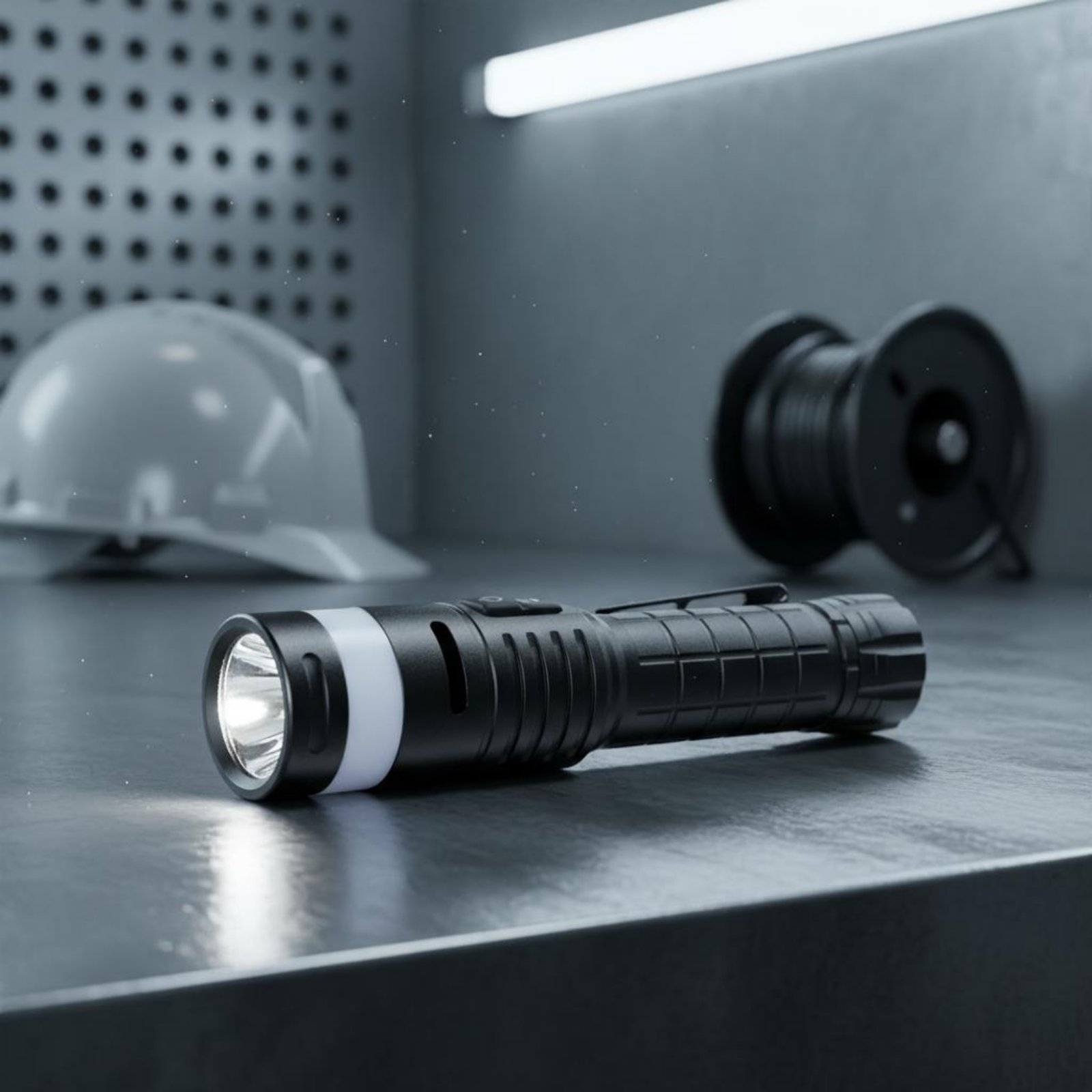 Power Bank - 다기능 손전등 방폭 알루미늄 LED 손전등
