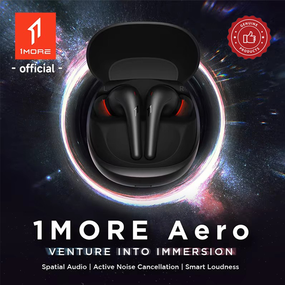 Headphones Wireless - 1MORE Aero 이어버드 노이즈 캔슬링 블루투스