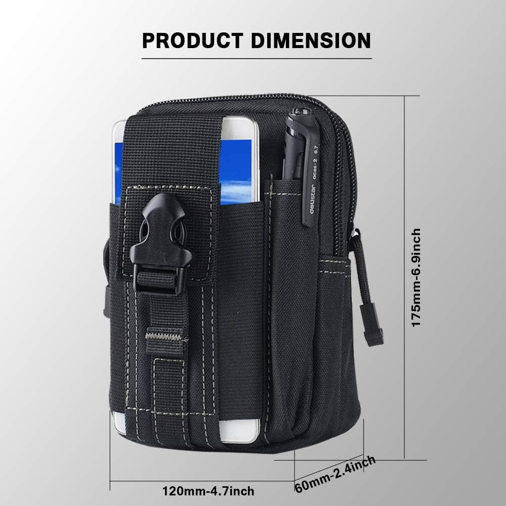 전술 몰리 벨트 파우치 군용 허리 가방 EDC 도구 주 - Phone Holder 리뷰 및 가격