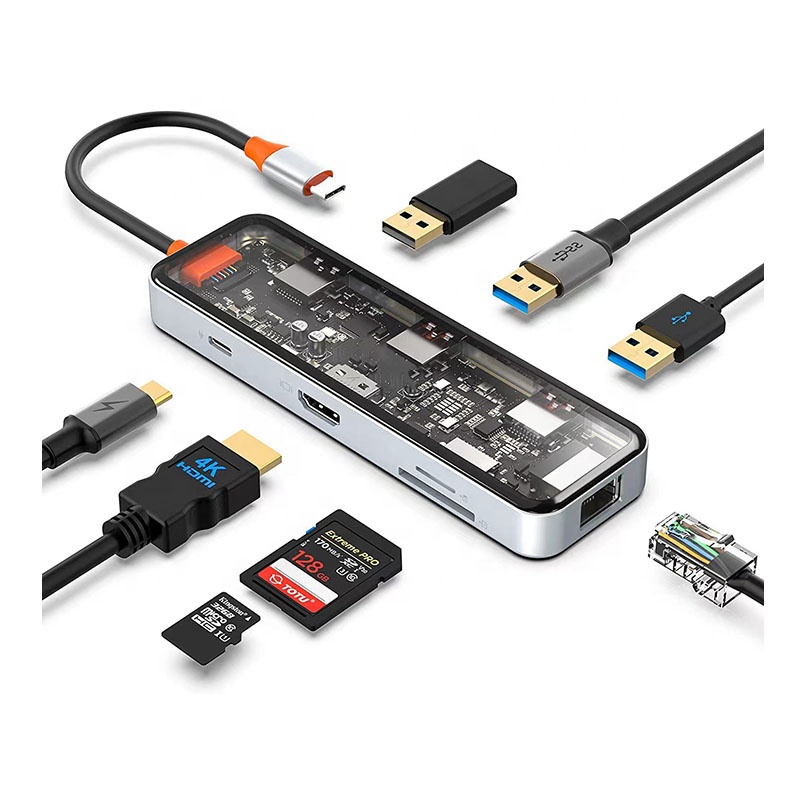 USB-C 허브, 4K 지원, 이더넷 포트, 100W  - Usb Hub 리뷰 및 가격