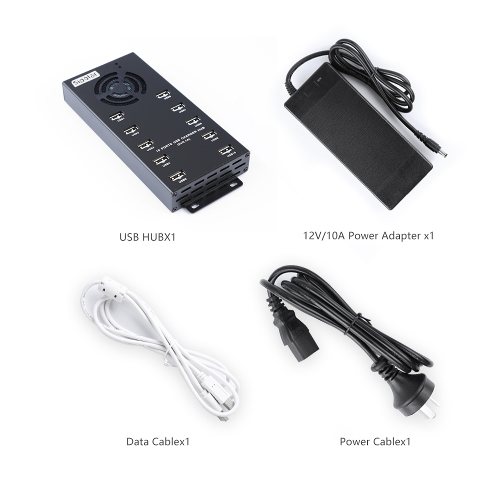 10포트 고속 충전 USB 허브 자동 감지 최적 전류  - Usb Hub 리뷰 및 가격