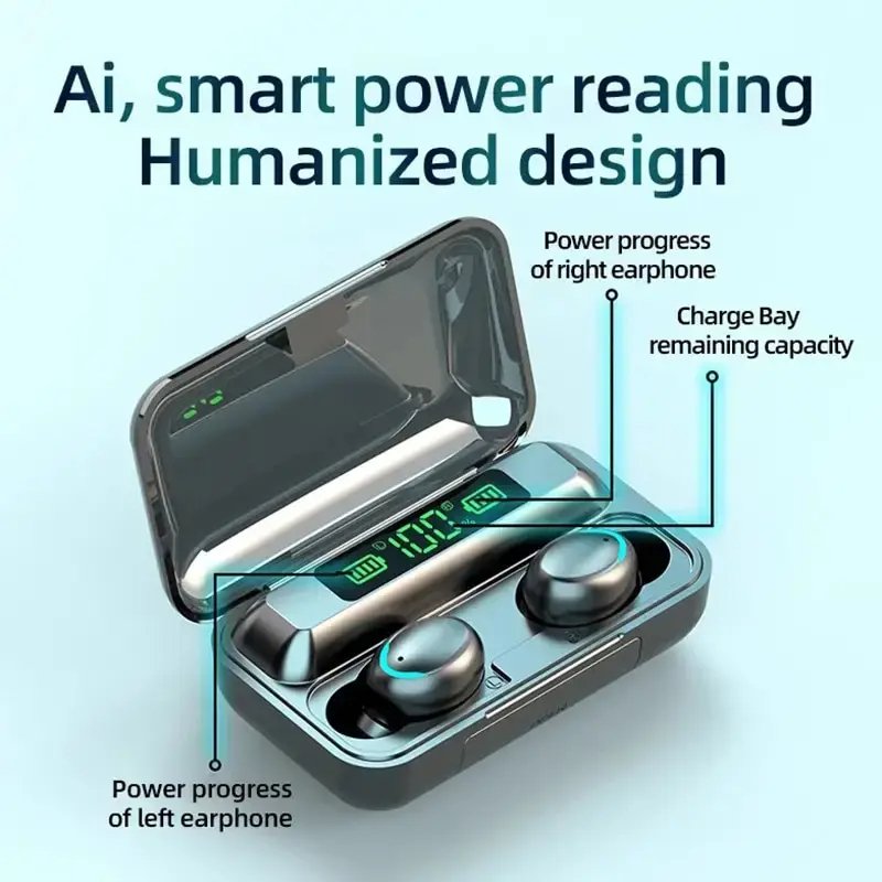레노버 F9 블루투스 무선 헤드폰 - 대용량 충전 케이 - Wireless Charger 리뷰 및 가격
