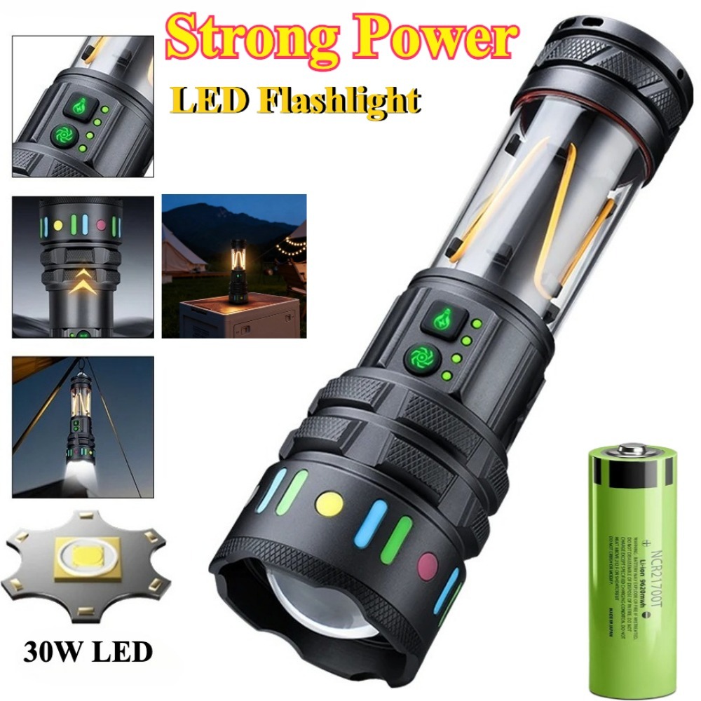 강력한 초고휘도 LED 손전등, C타입 고속 충전식 휴 - Power Bank 리뷰 및 가격