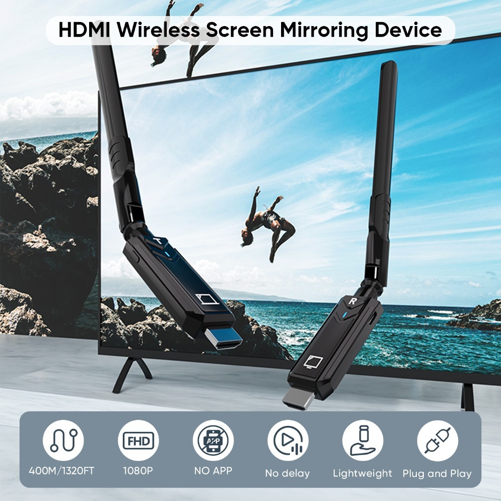 1x1 1x2 1x4 무선 HDMI 익스텐더 송신기 및 - Hdmi Adapter 리뷰 및 가격