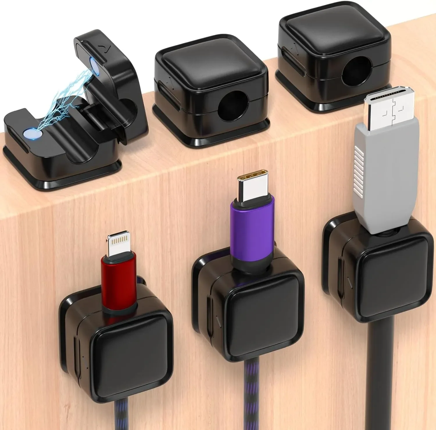 미니 케이블 정리대, 자석식 케이블 정리, 부드러운 조 - Cable Organizer 리뷰 및 가격