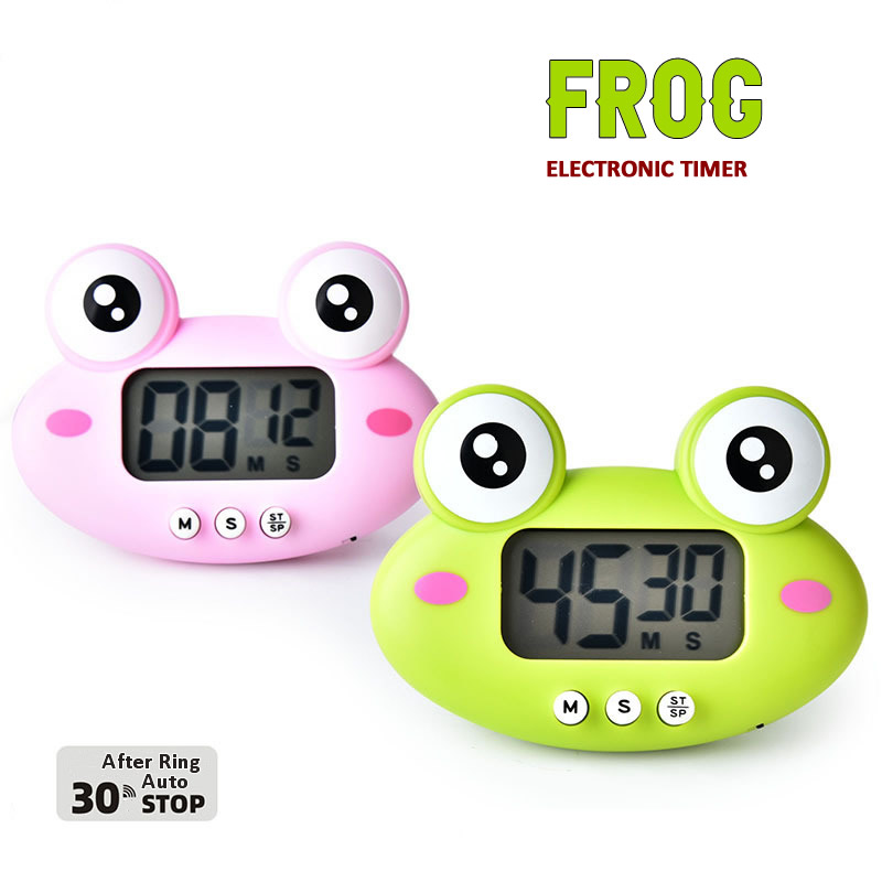 귀여운 개구리 Dinasour 주방 전자 디지털 타이머 - Electronics Gadgets For Gift 리뷰 및 가격