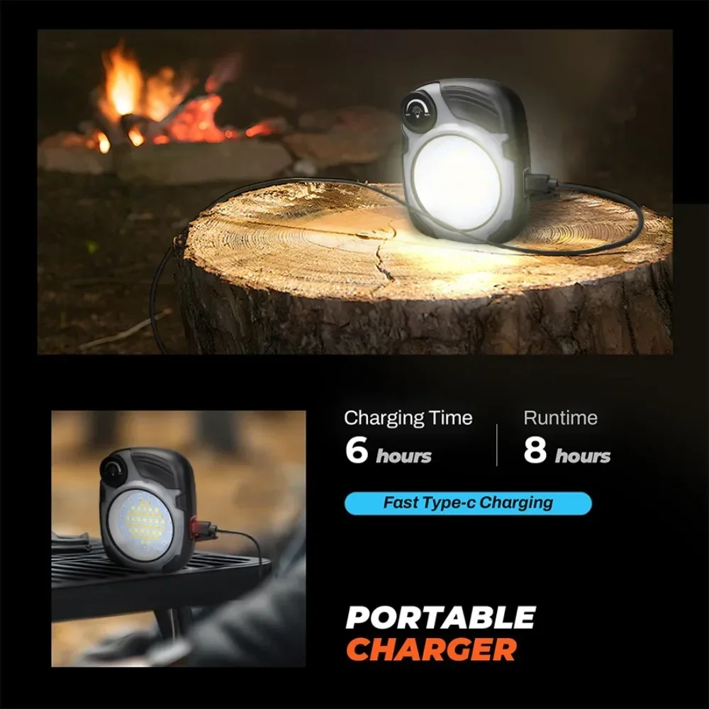 충전식 LED/COB 캠핑 랜턴, 500LM 무단계 조 - Power Bank 리뷰 및 가격