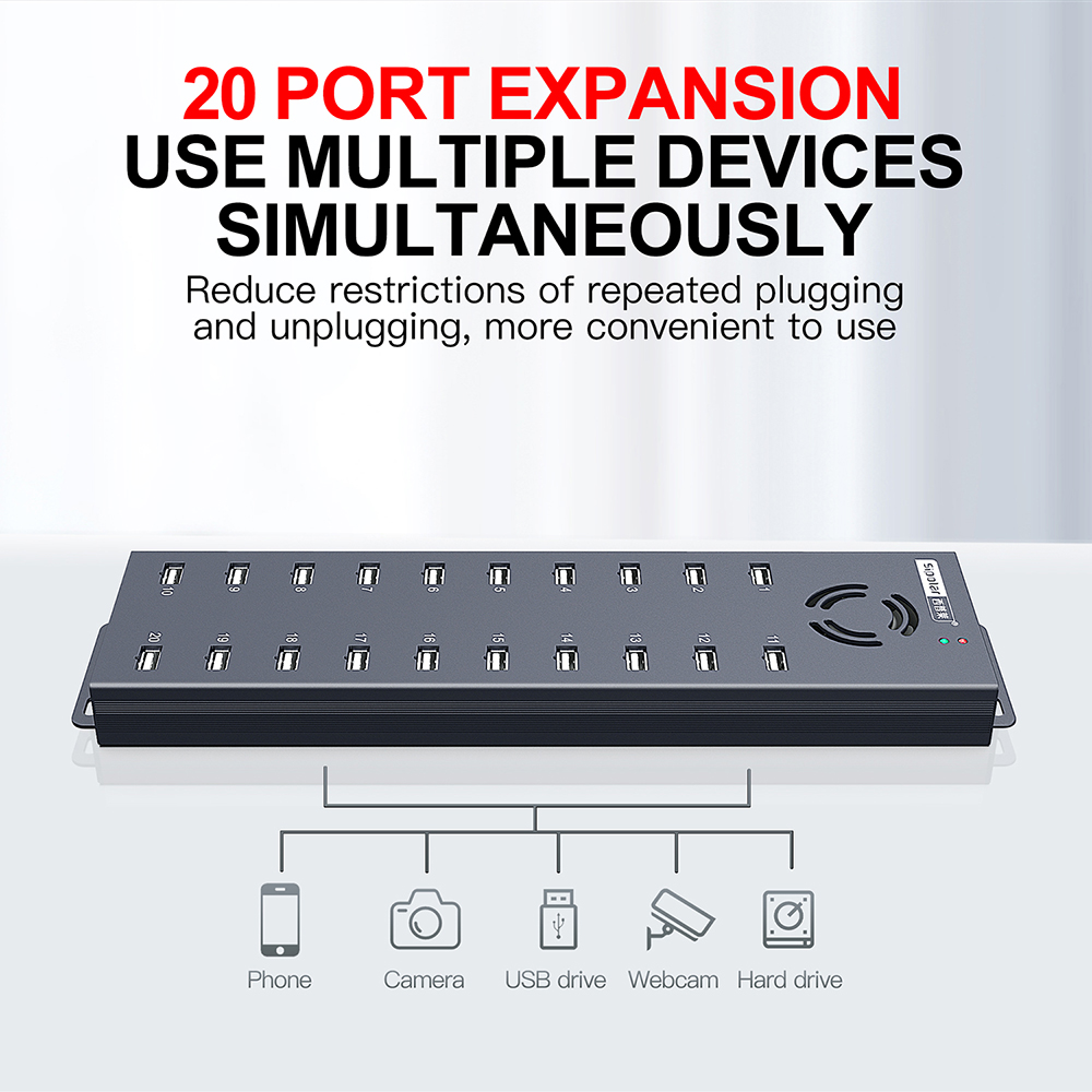 120W 20포트 USB 허브 산업용 A-805P 다중 - Usb Hub 리뷰 및 가격