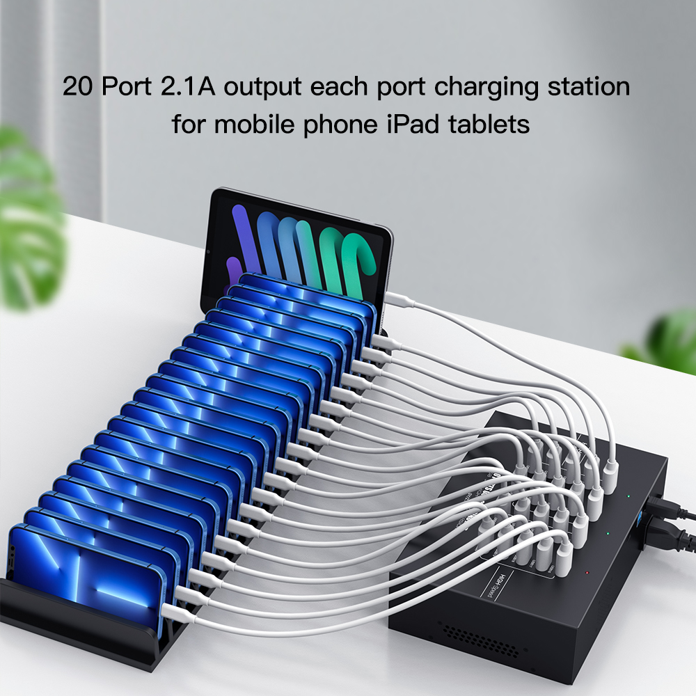 20포트 USB 3.0 충전 허브(싱크 및 충전 기능  - Usb Hub 리뷰 및 가격