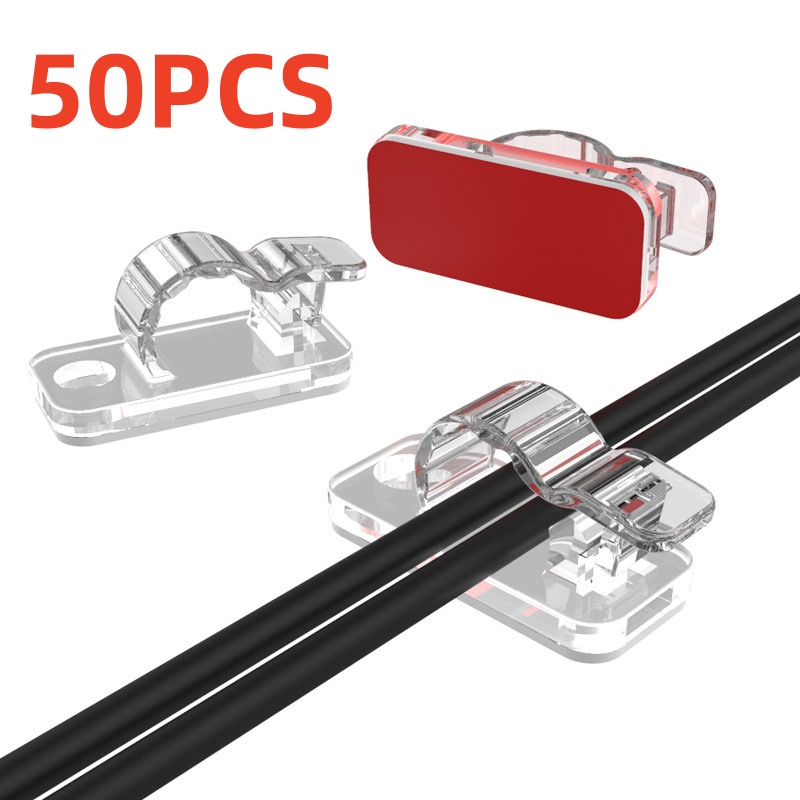 10개/50개 세트 케이블 정리 클립, 케이블 관리용  - Cable Organizer 리뷰 및 가격
