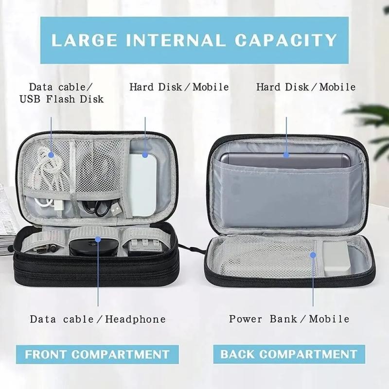 1PCS 그레이/블랙/핑크/네이비 새로운 여행용 정리  - Cable Organizer 리뷰 및 가격