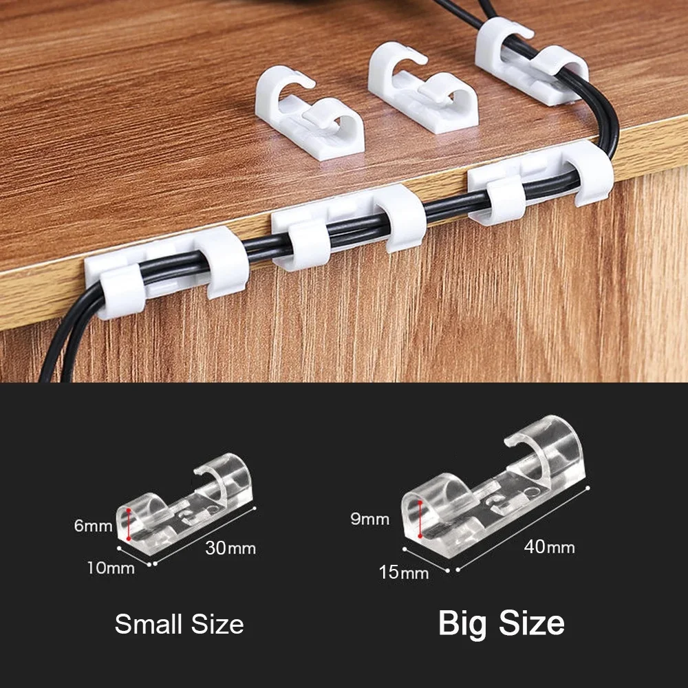 소형 케이블 정리 클립, 자석 부착식 데스크탑 케이블  - Cable Organizer 리뷰 및 가격