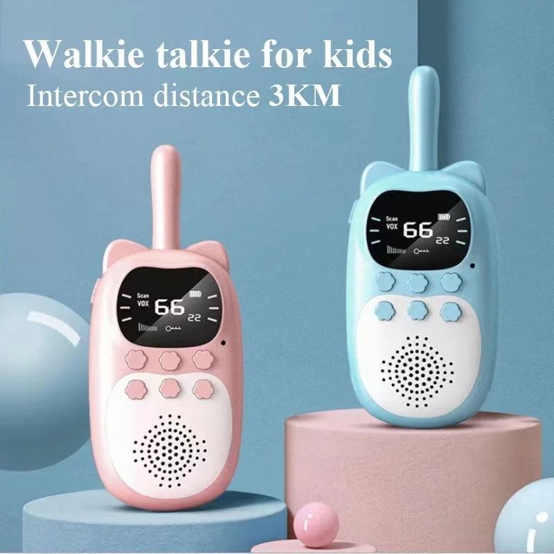어린이 스파이 장비 아기 라디오 전화기 3km 범위 크 - Electronics Gadgets For Gift 리뷰 및 가격
