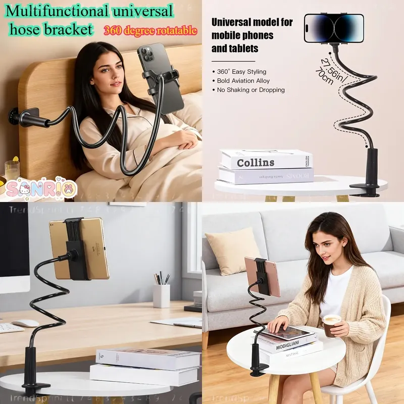 360도 회전 가능한 플렉시블 호스 폰 홀더, 편리한  - Phone Holder 리뷰 및 가격