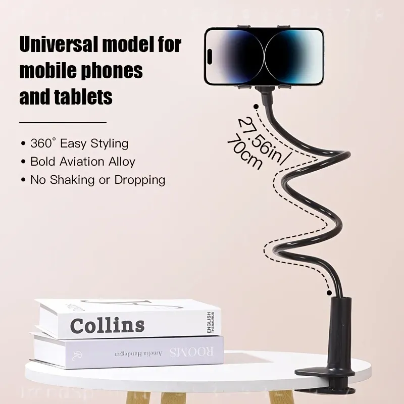 360도 회전 가능한 플렉시블 호스 폰 홀더, 편리한  - Phone Holder 리뷰 및 가격