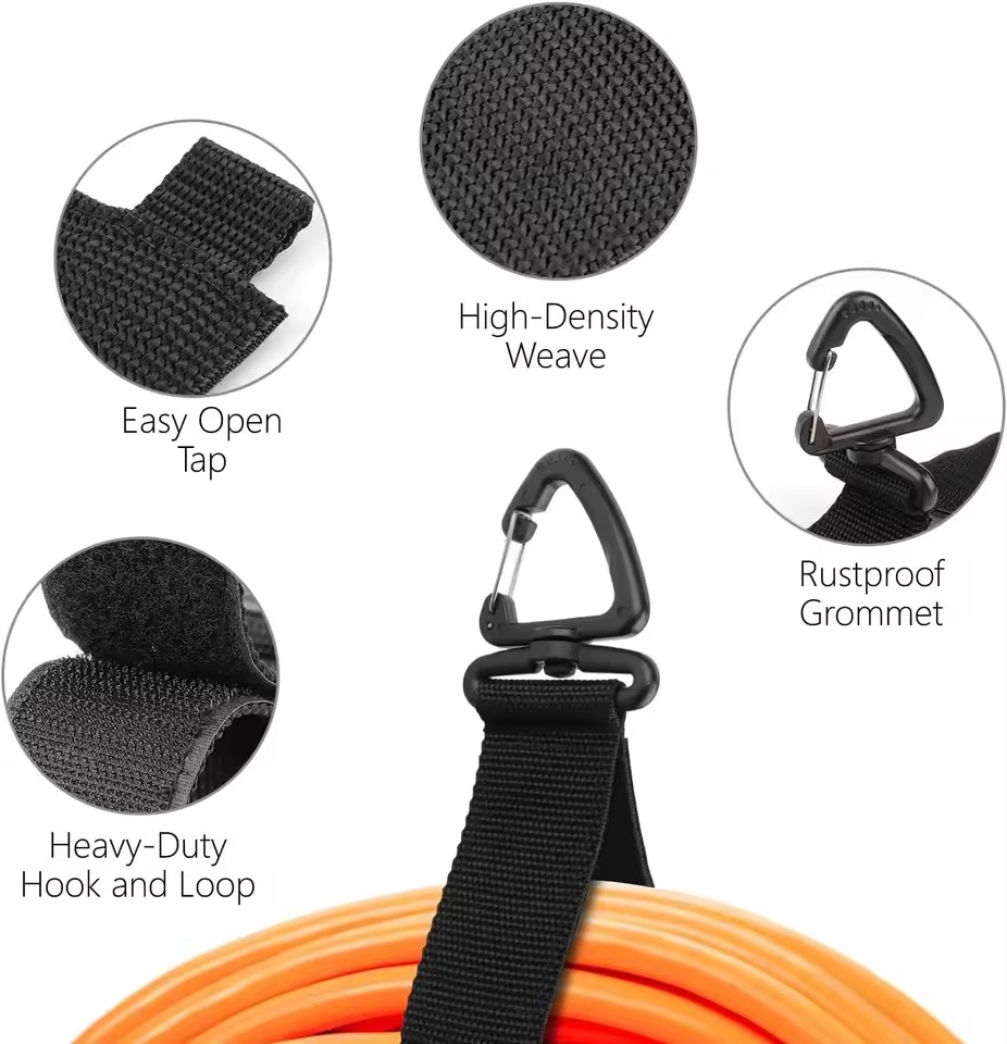 회전 버클이 있는 코드 정리 홀더, 전선 관리, 나일론 - Cable Organizer 리뷰 및 가격