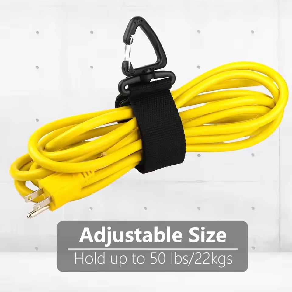 회전 버클이 있는 코드 정리 홀더, 전선 관리, 나일론 - Cable Organizer 리뷰 및 가격