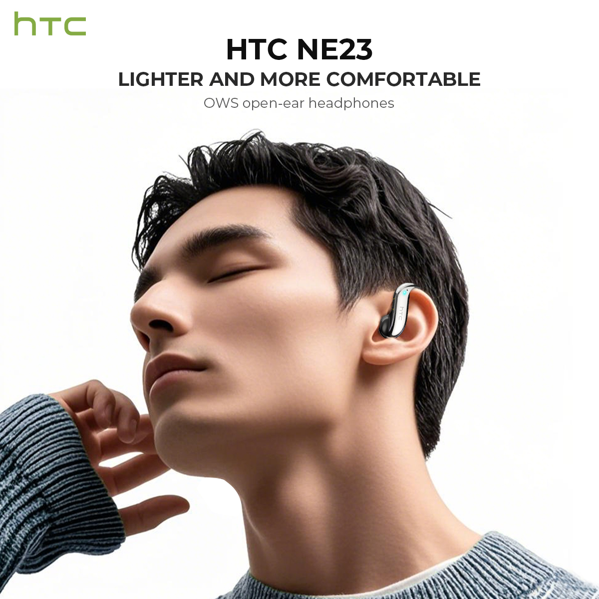 오픈 이어 블루투스 헤드폰 HTC 30시간 재생 무선  - Wireless Charger 리뷰 및 가격