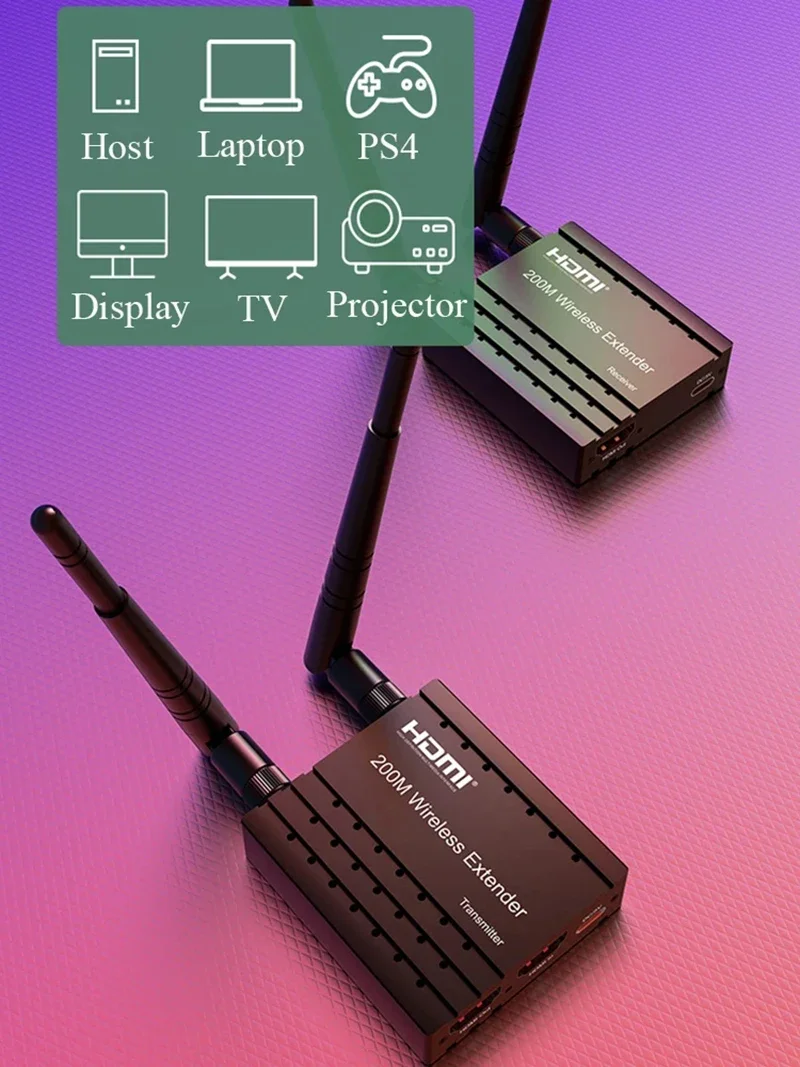 200M 무선 HDMI 익스텐더 비디오 송신기 및 수신 - Hdmi Adapter 리뷰 및 가격