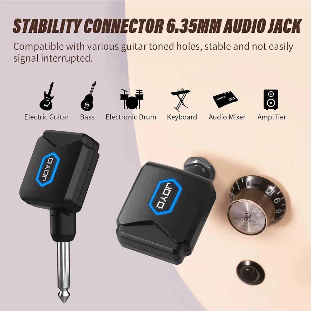 JOYO JW-06 무선 기타 시스템 5.8GHz 충전 - Wireless Charger 리뷰 및 가격