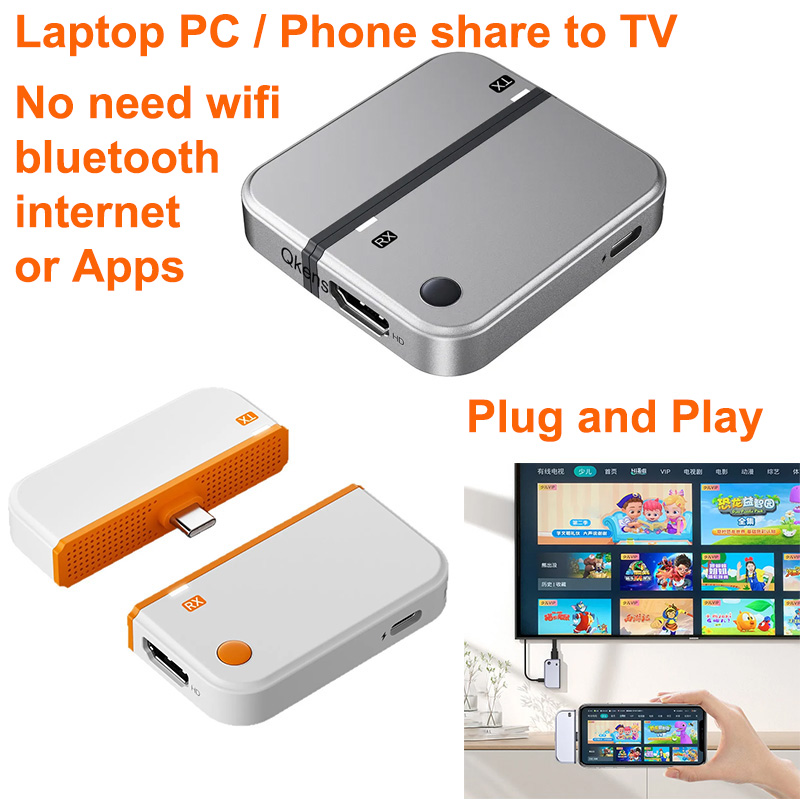 50m 타입 C 무선 송신기 HDMI 수신기 오디오 비 - Hdmi Adapter 리뷰 및 가격