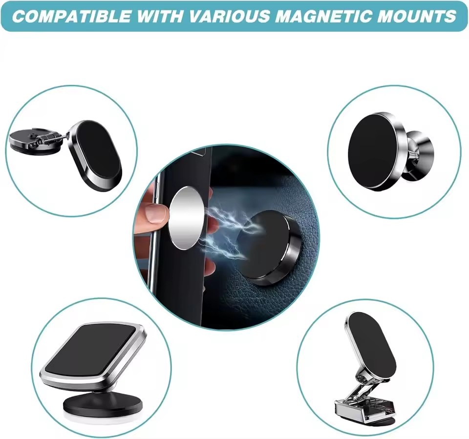 1/50개입 초박형 금속판 스티커, 자석 차량용 휴대폰 - Phone Holder 리뷰 및 가격