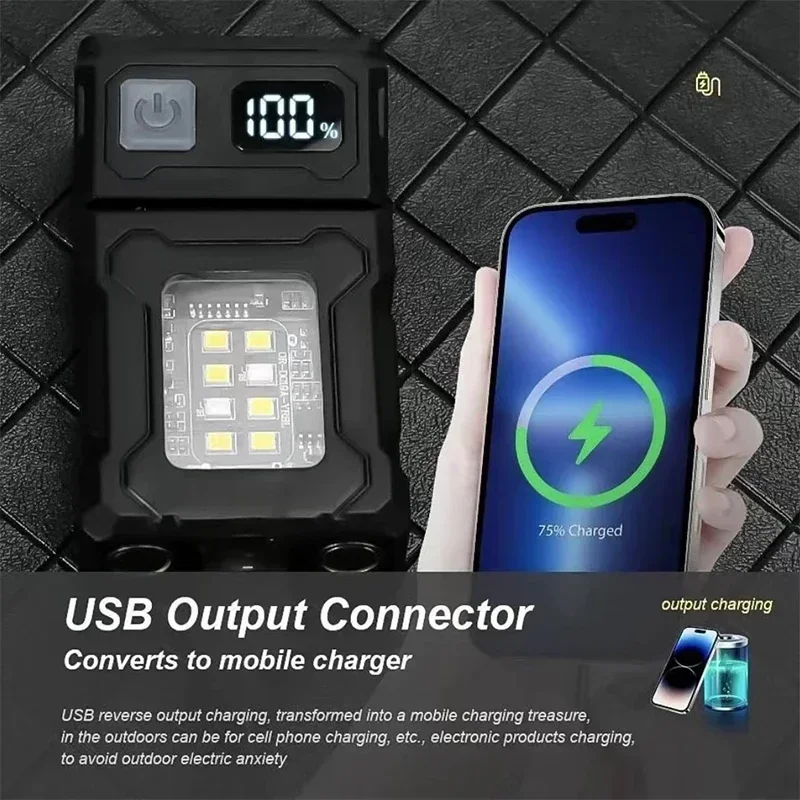자석 토치 라이트 작업등 충전식 미니 COB 손전등 고 - Power Bank 리뷰 및 가격