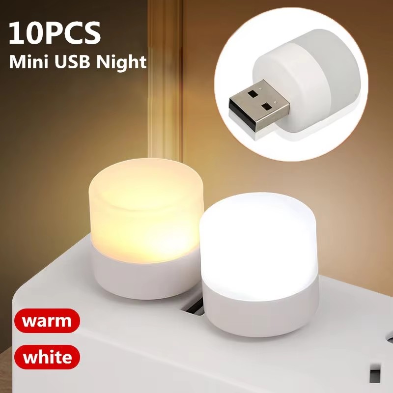 1/10개입 미니 USB 야간 조명, 따뜻한 흰색 빛으 - Usb Hub 리뷰 및 가격