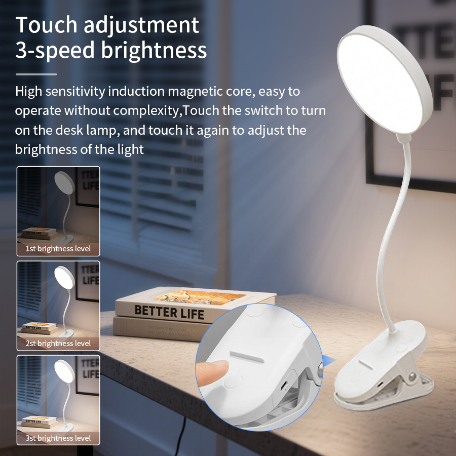LED 클립 데스크 램프 360 °   유연한 터치 디 - Phone Holder 리뷰 및 가격