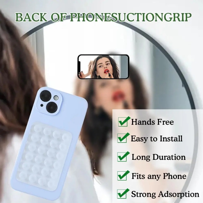 실리콘 흡착식 휴대폰 홀더 매트 다기능 흡착컵 벽 거치 - Phone Holder 리뷰 및 가격