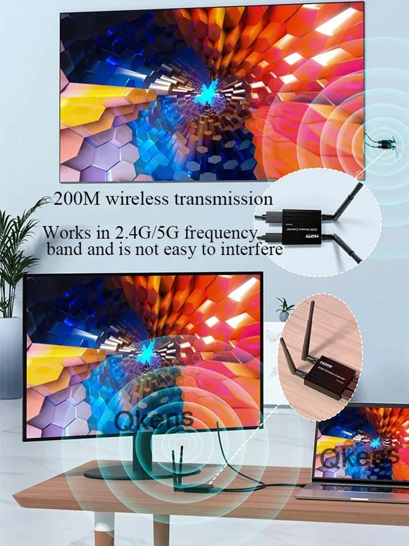 무선 HDMI 익스텐더 오디오 비디오 송수신기 200M - Hdmi Adapter 리뷰 및 가격