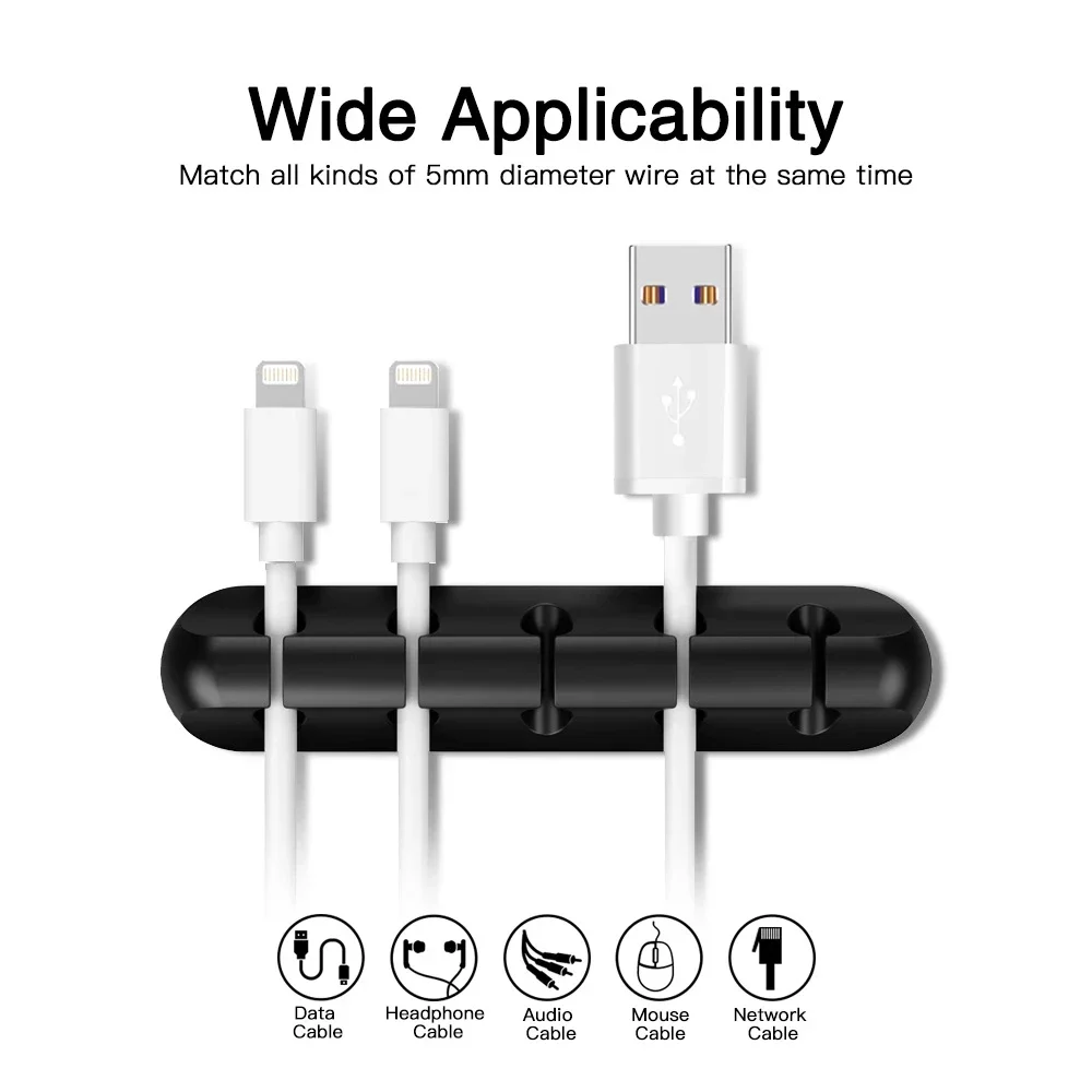 실리콘 USB 케이블 정리기 USB 충전 케이블 와인더 - Cable Organizer 리뷰 및 가격