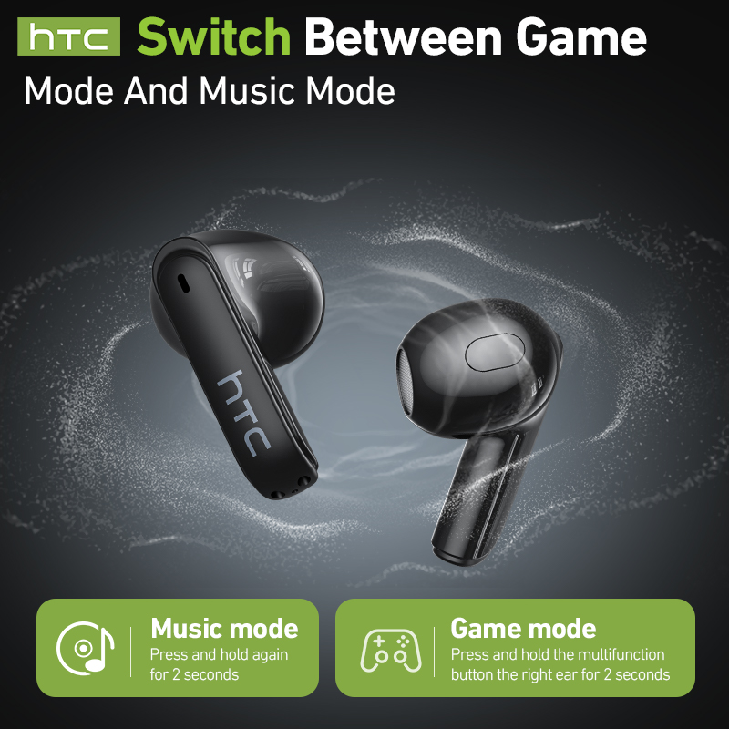 hTC 무선 게이밍 이어버드 LCD 스마트 스크린 실시 - Headphones Wireless 리뷰 및 가격