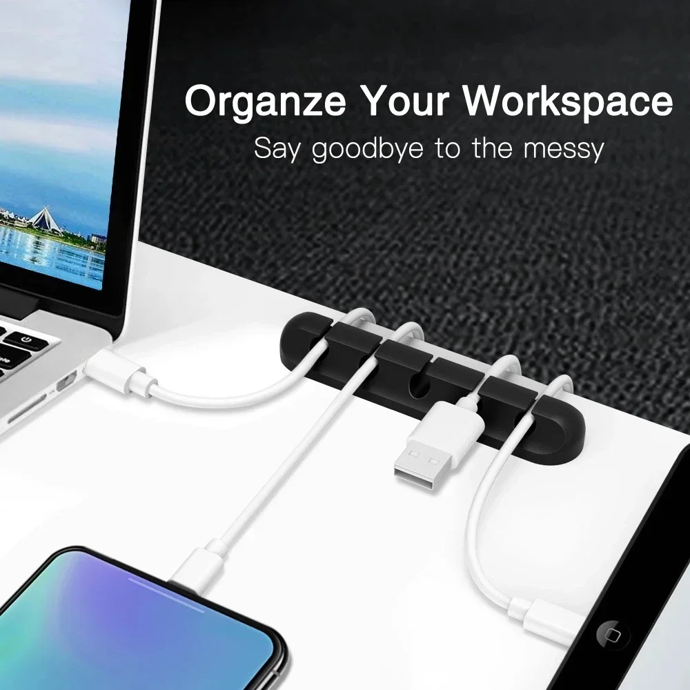 실리콘 USB 케이블 정리대, USB 충전 케이블 정리 - Cable Organizer 리뷰 및 가격